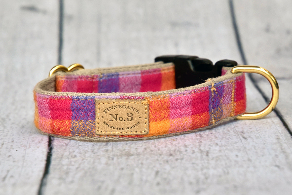 1" Lupine Flannel Collar