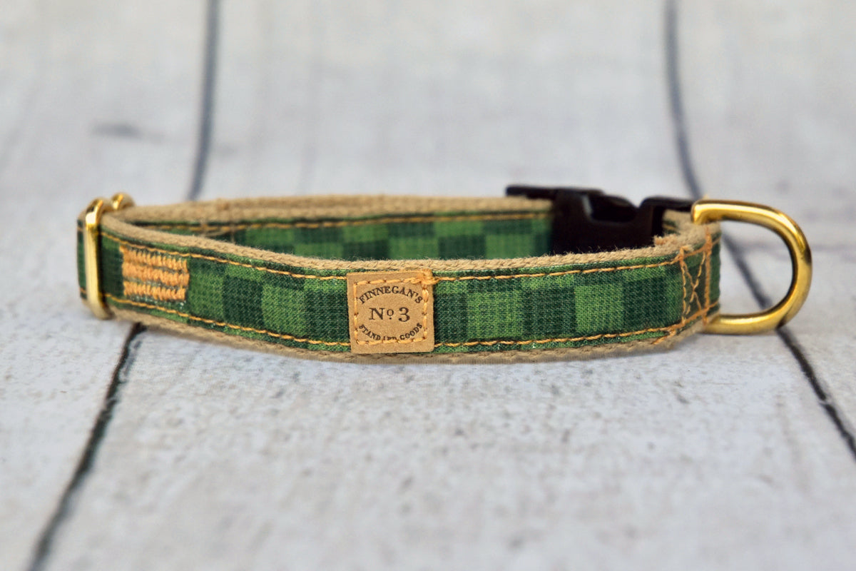 3/4" Postcard Checkerboard Collar