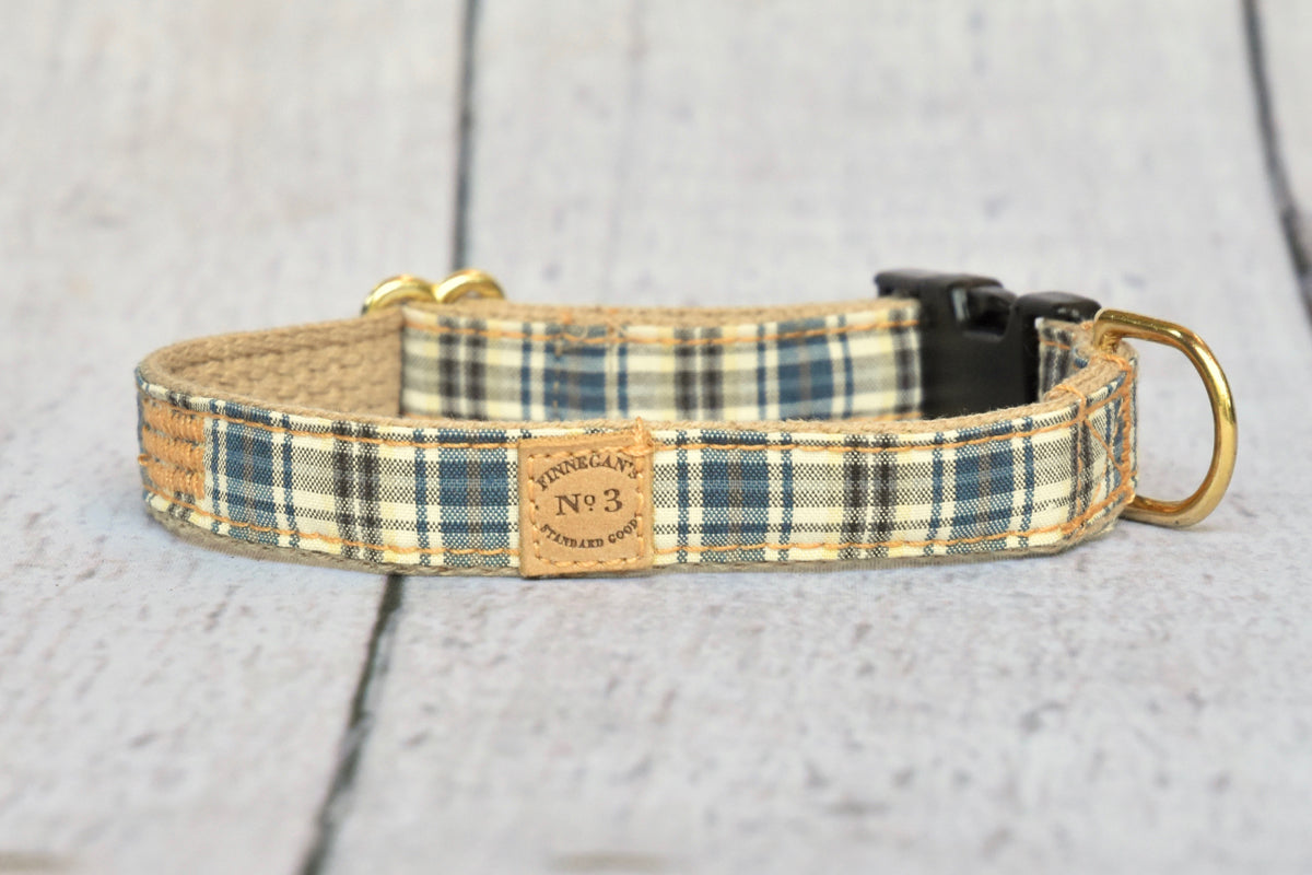 3/4 Bellamy Blue Plaid Lead