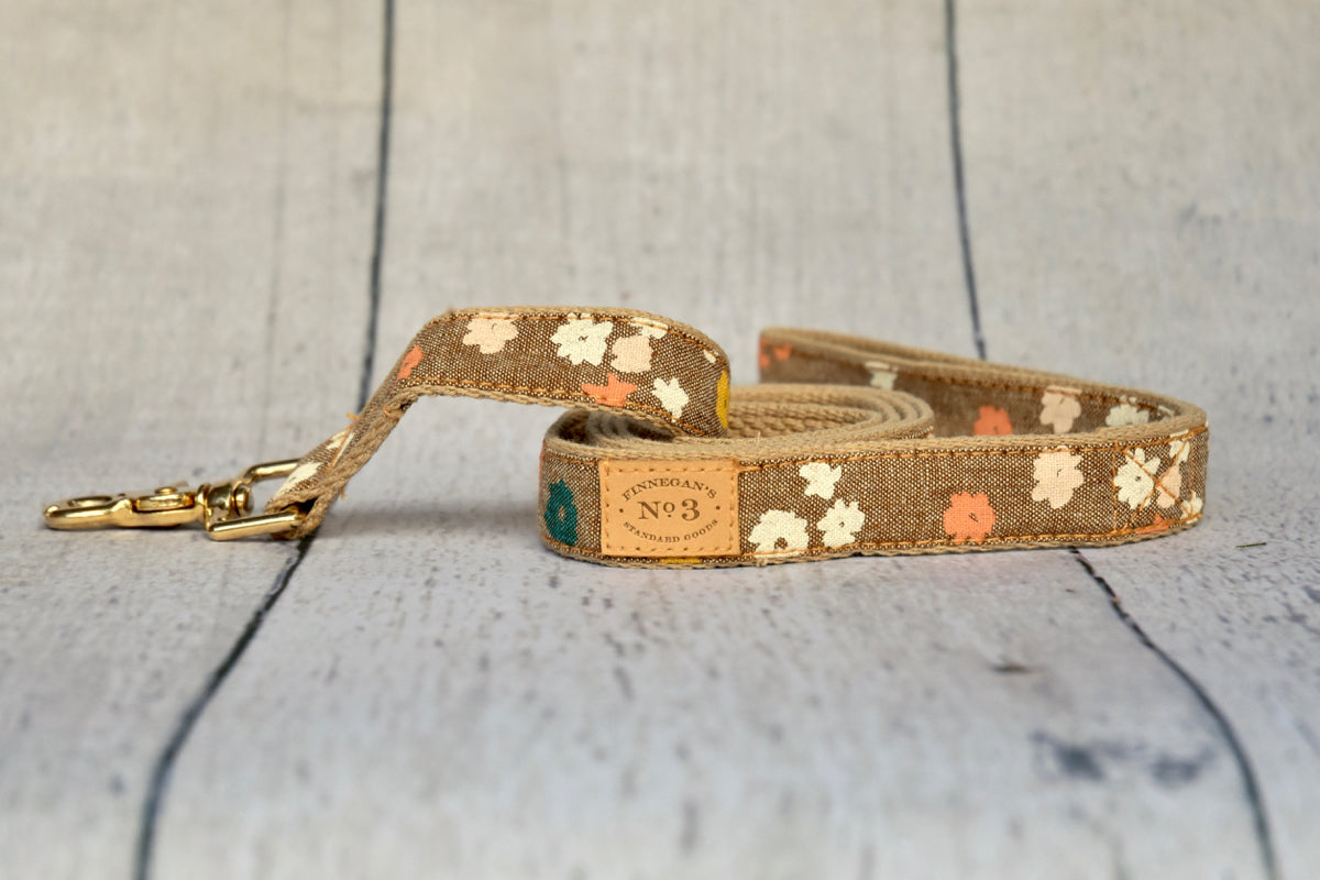 1" Flax Floral Collar