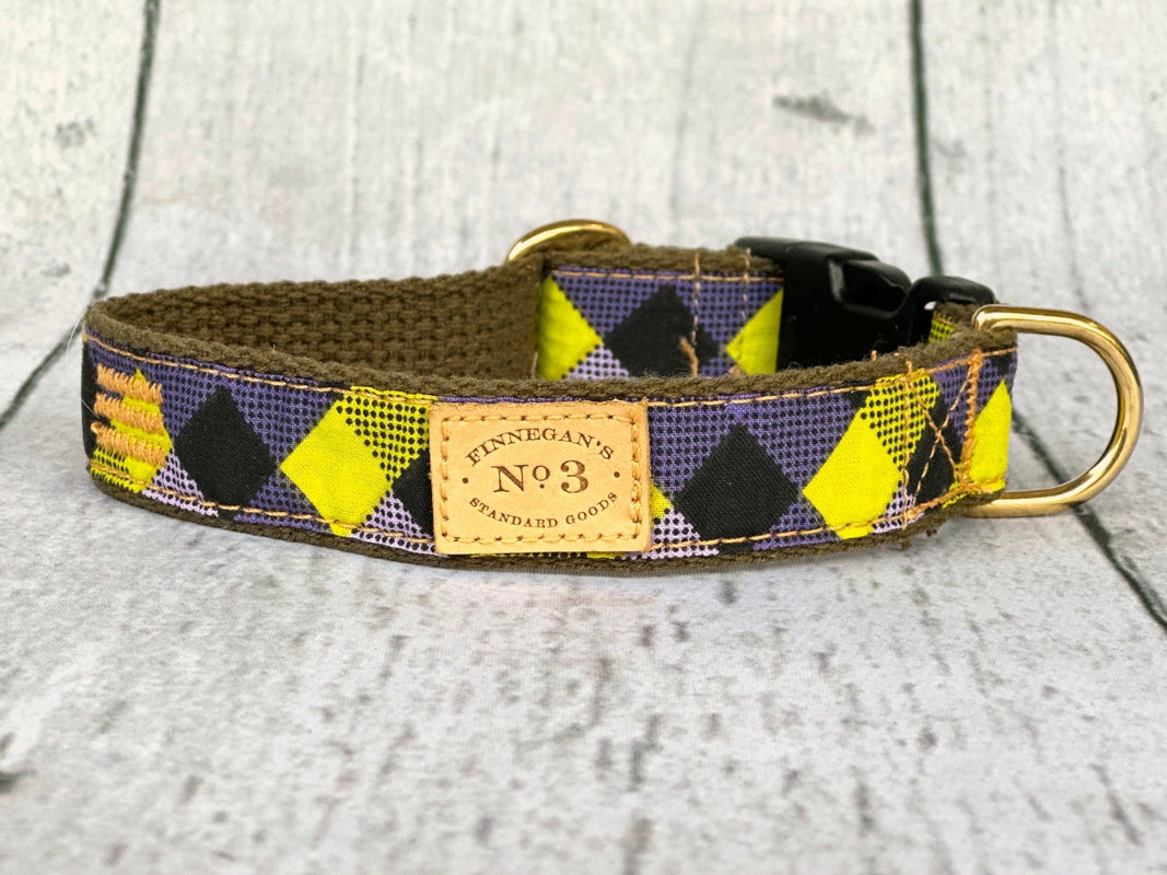 1" Wednesday Check Collar