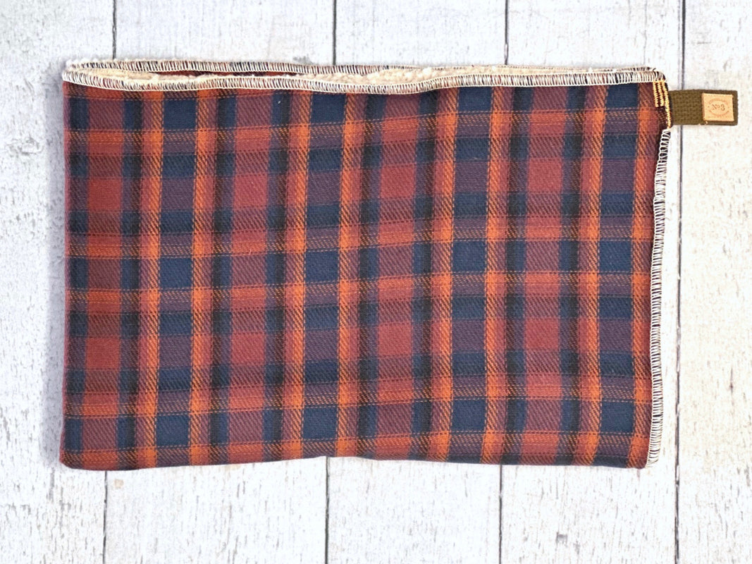 Russet Stadium Plaid Blanket