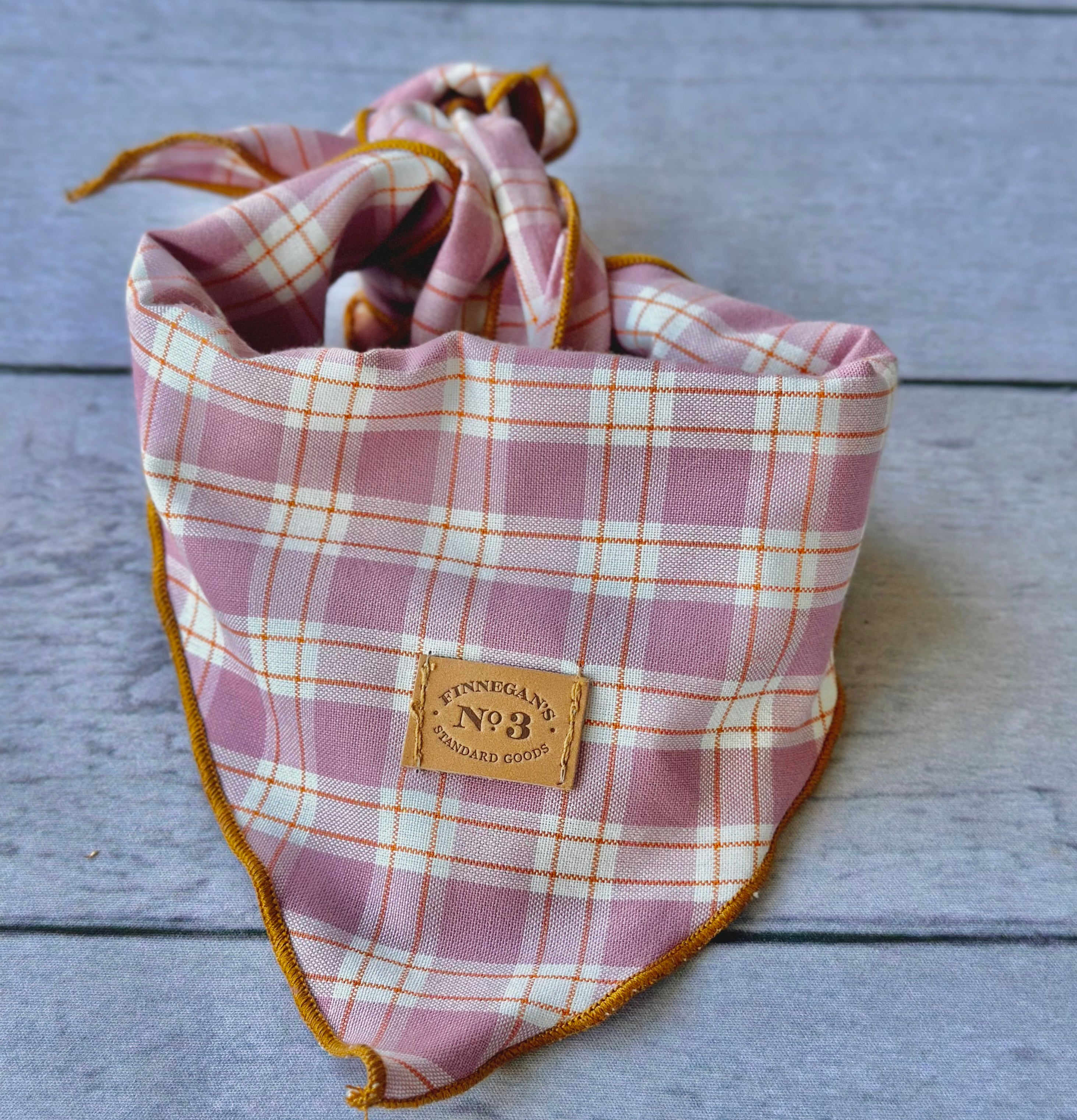 Foxglove Plaid Bandana