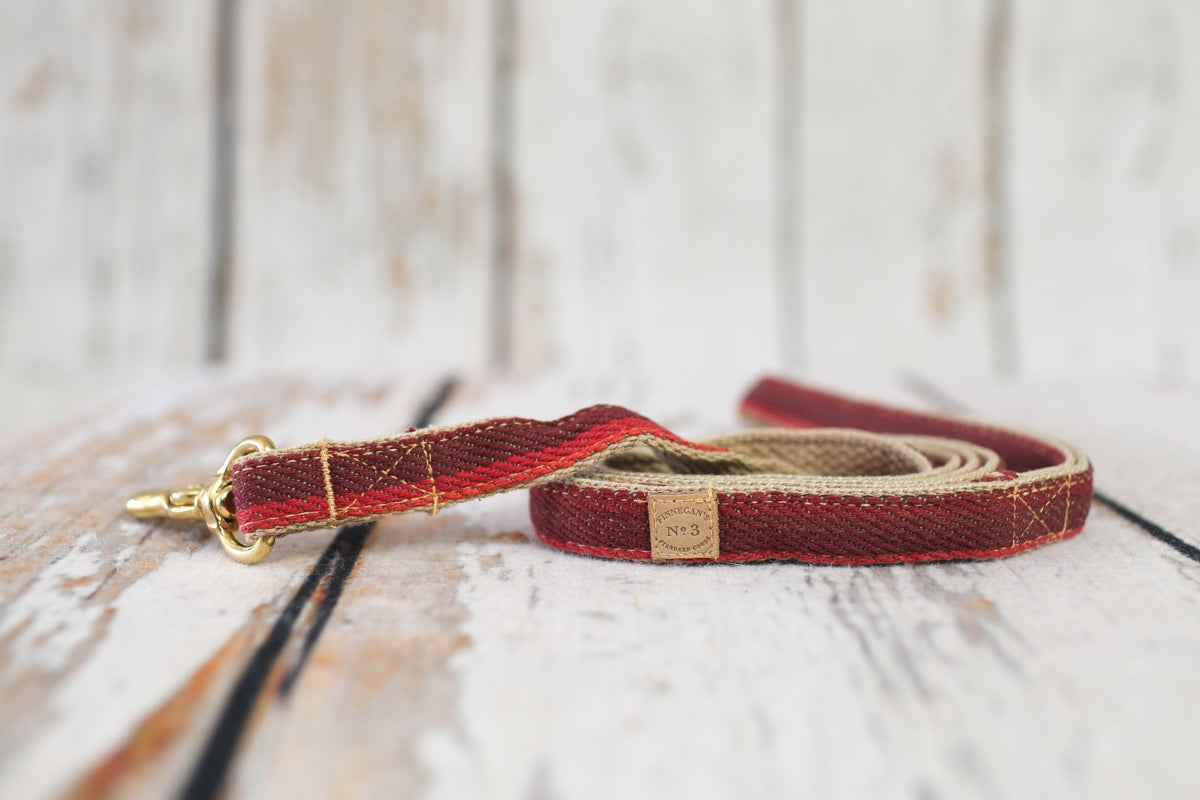 1” Brown Serape Stripe Lead