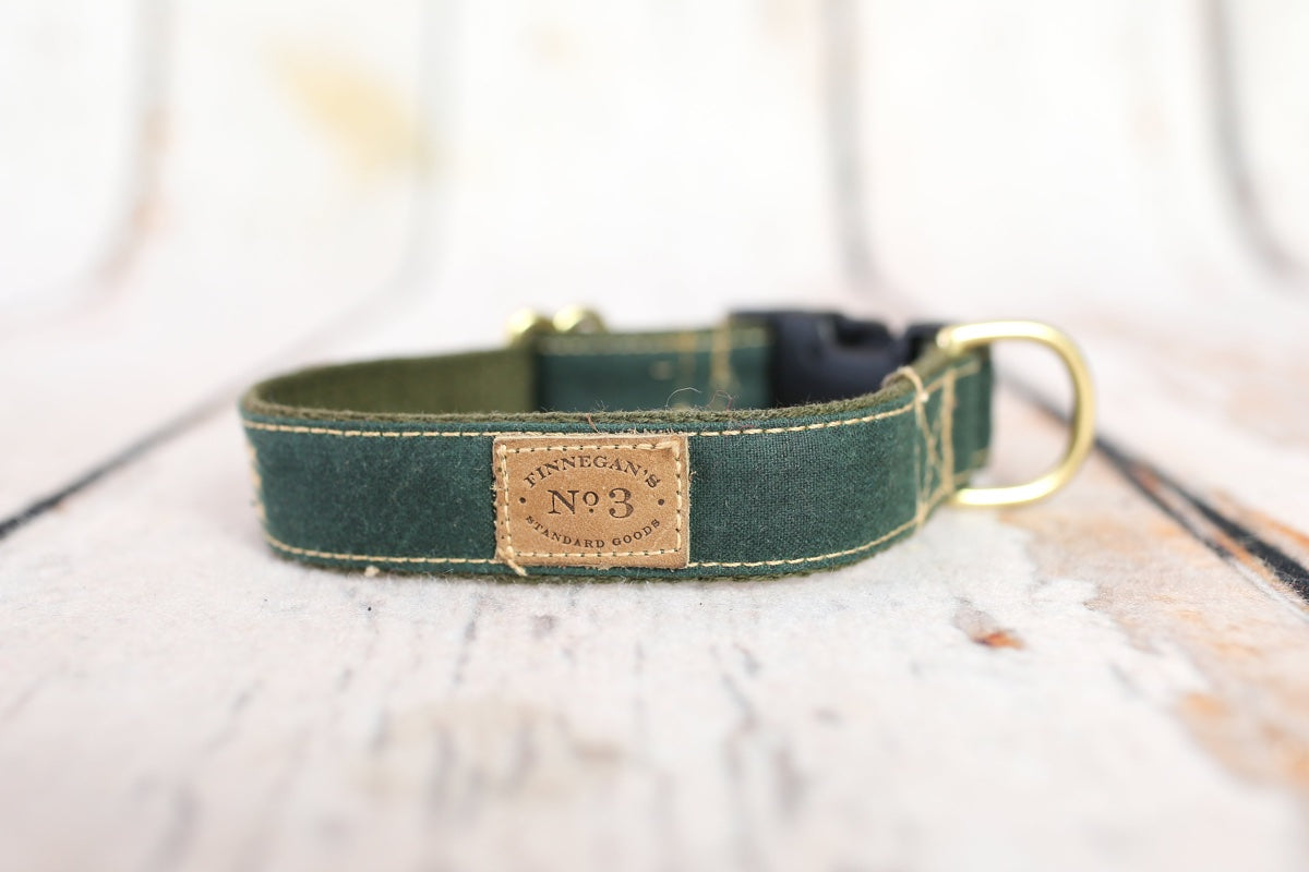 1" Hunter Waxed Cotton Collar