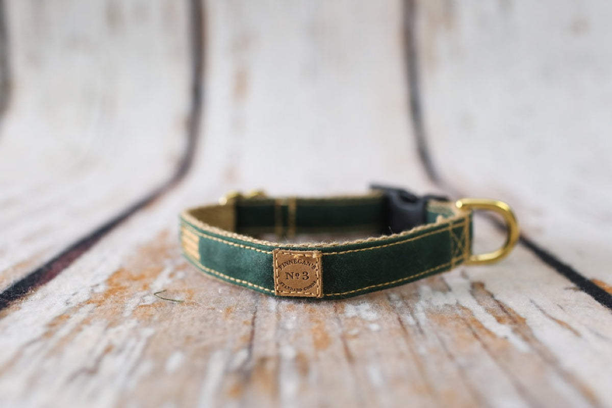 3/4" Hunter Waxed Cotton Collar