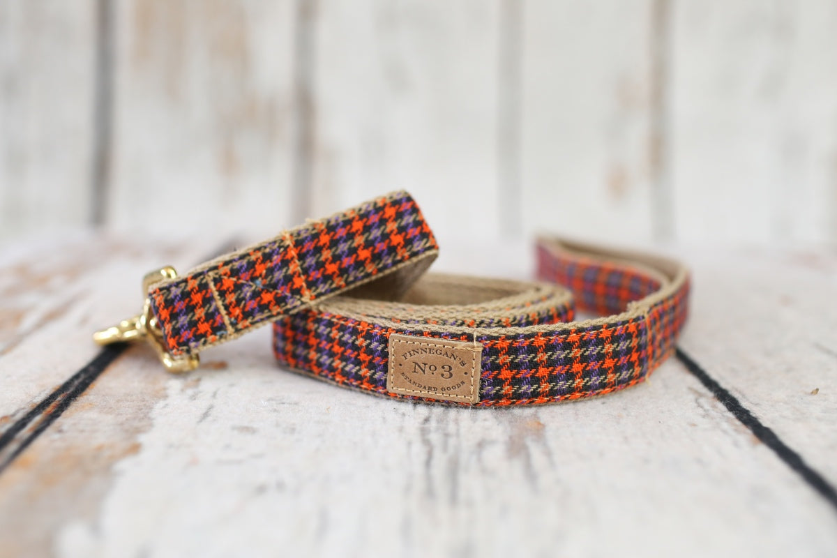 1” Persimmon Check Lead