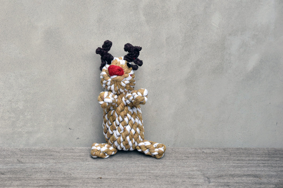Rudolf the Reindeer Rope Toy