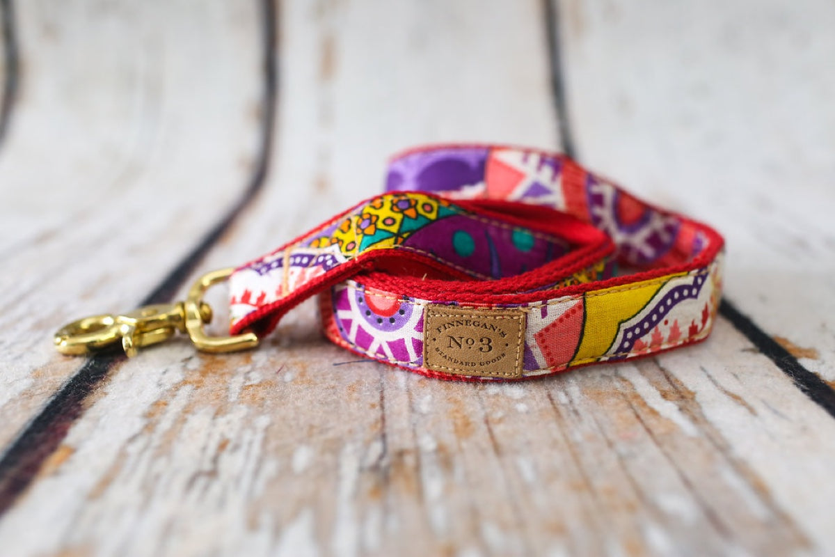 1″ Summer African Print Lead